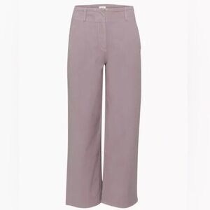 Aritzia Sunday Best Mauve Wide-Leg Pants